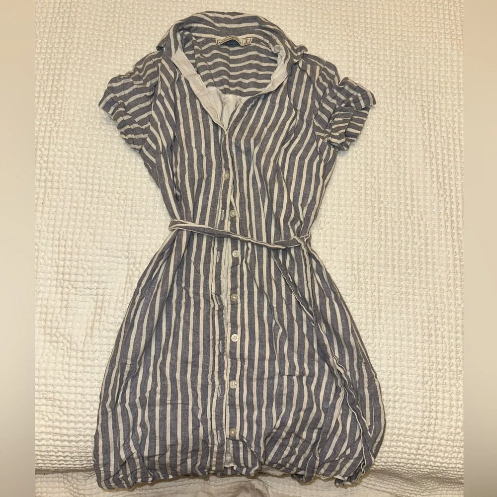 Abercrombie & Fitch Striped Shirt Dress - Picture 4 of 8